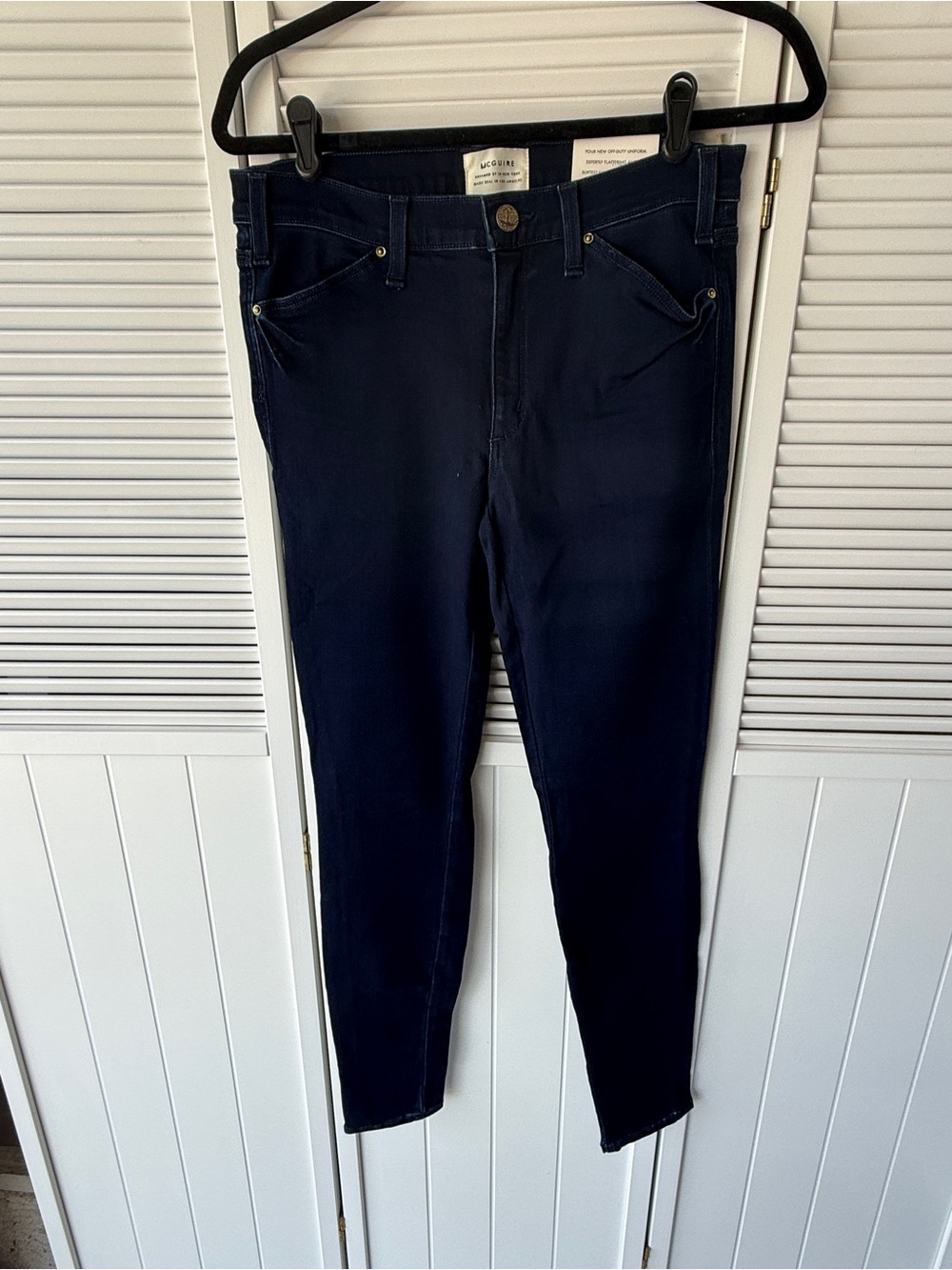 Mcguire Navy Skinny Jeans for Women